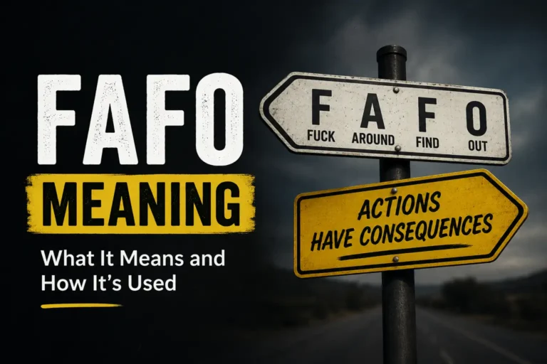 FAFO Meaning: What Does FAFO Mean and Stand For?