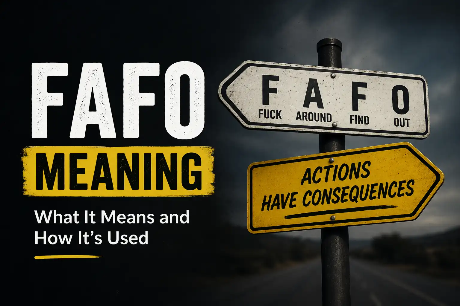 FAFO Meaning: What Does FAFO Mean and Stand For?
