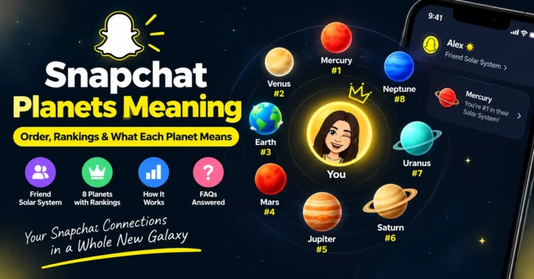 Snapchat Planets Meaning
