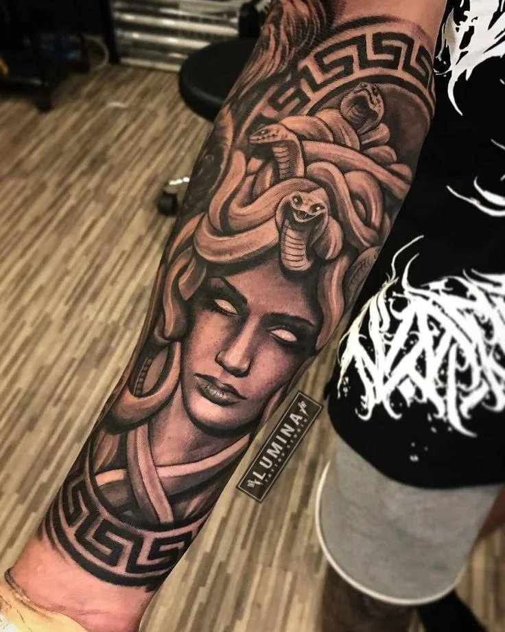 Medusa Snake Tattoo